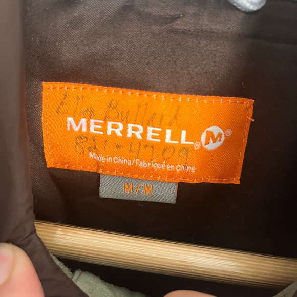 Merrell Brown padded Puffy Jacket Size medium - Picture 5 of 9